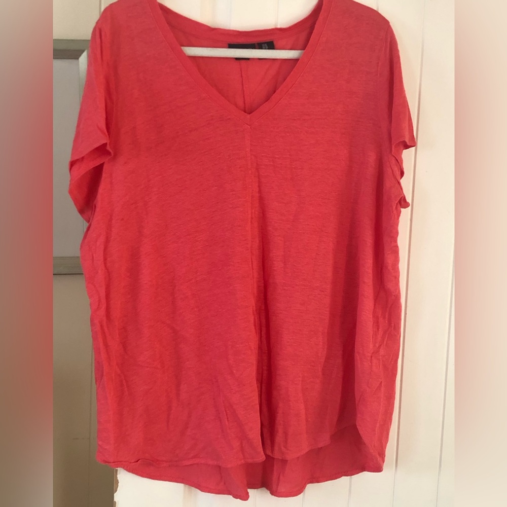 Tahari Linen Top